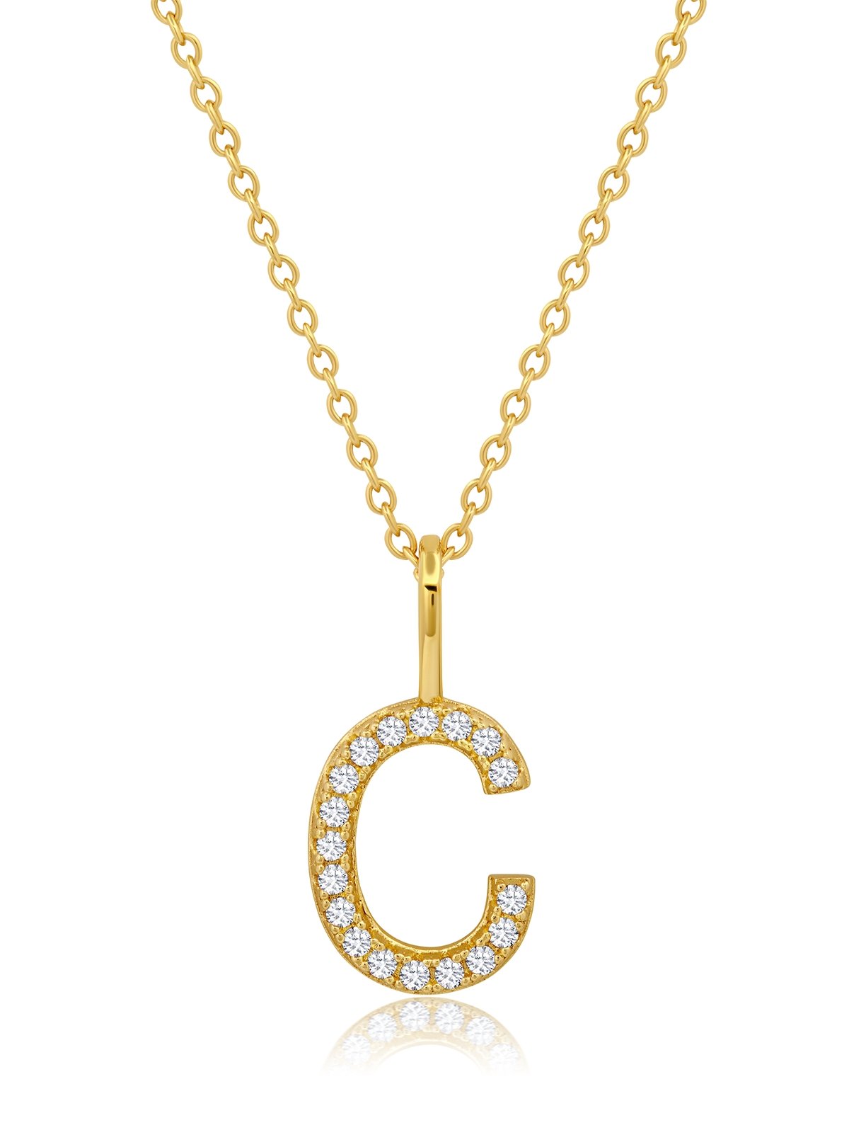 C hot sale charm necklace