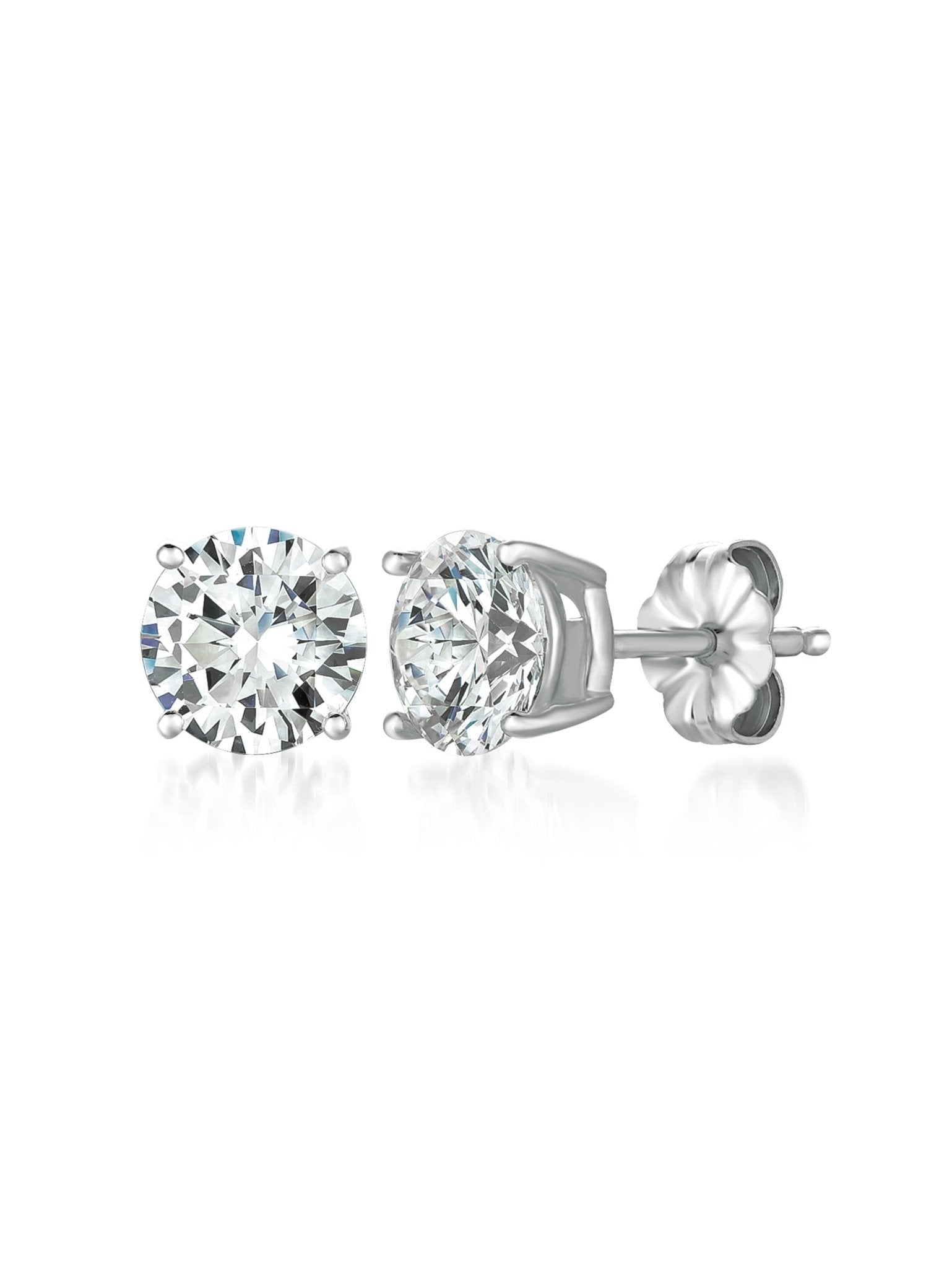 1.5ct Brilliant Stud Earrings in Platinum - CRISLU