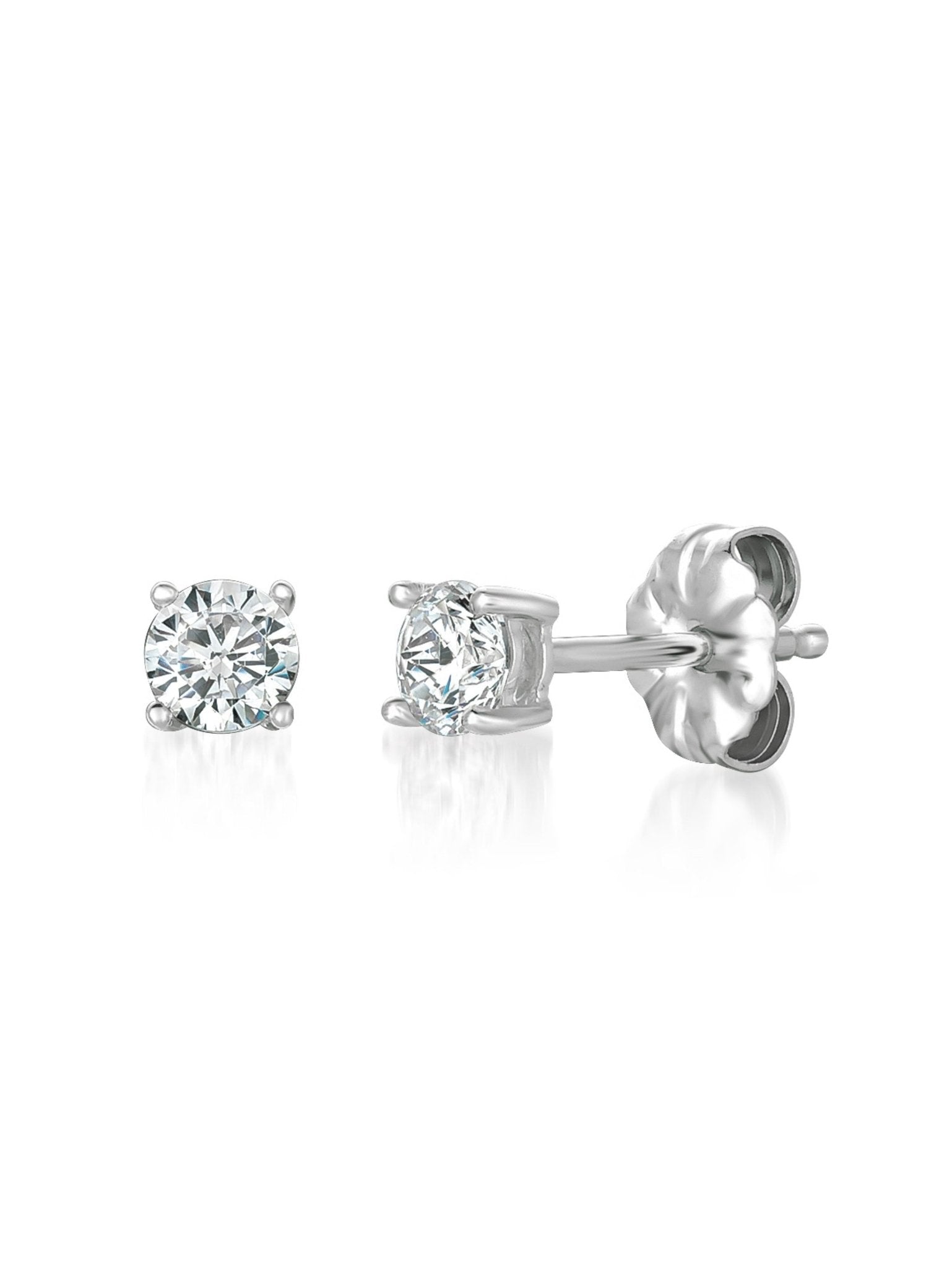 .25ct Brilliant Stud Earrings in Platinum - CRISLU