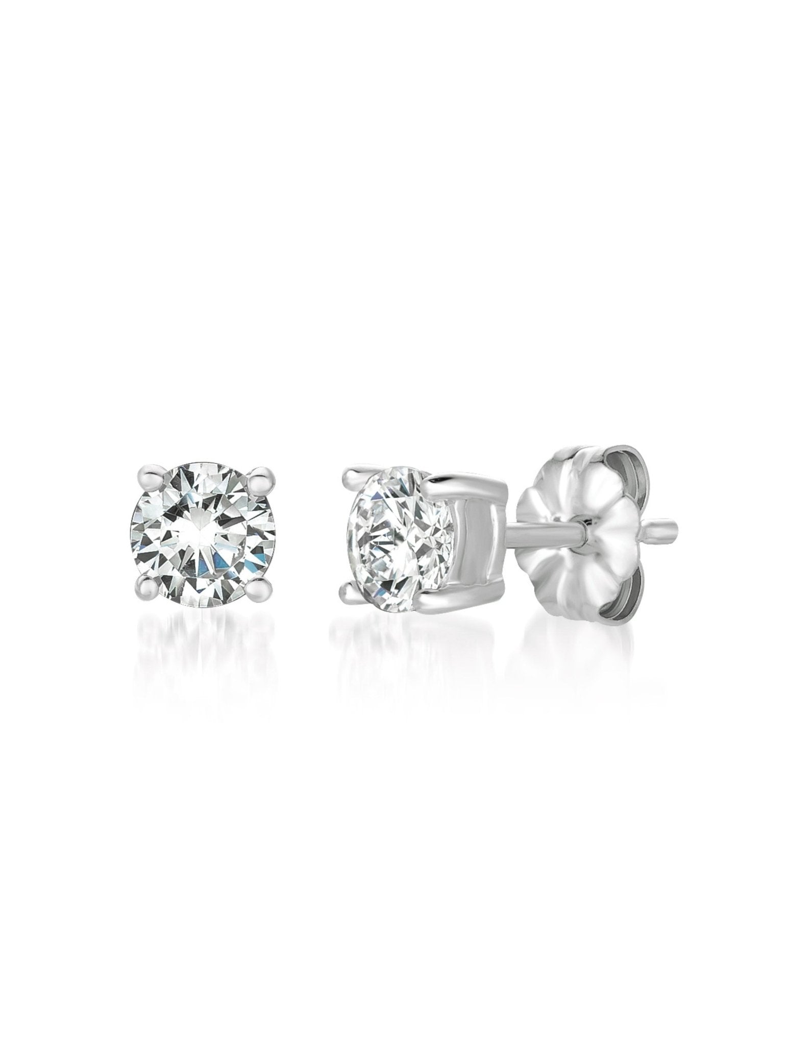 .50ct Brilliant Stud Earrings in Platinum - CRISLU