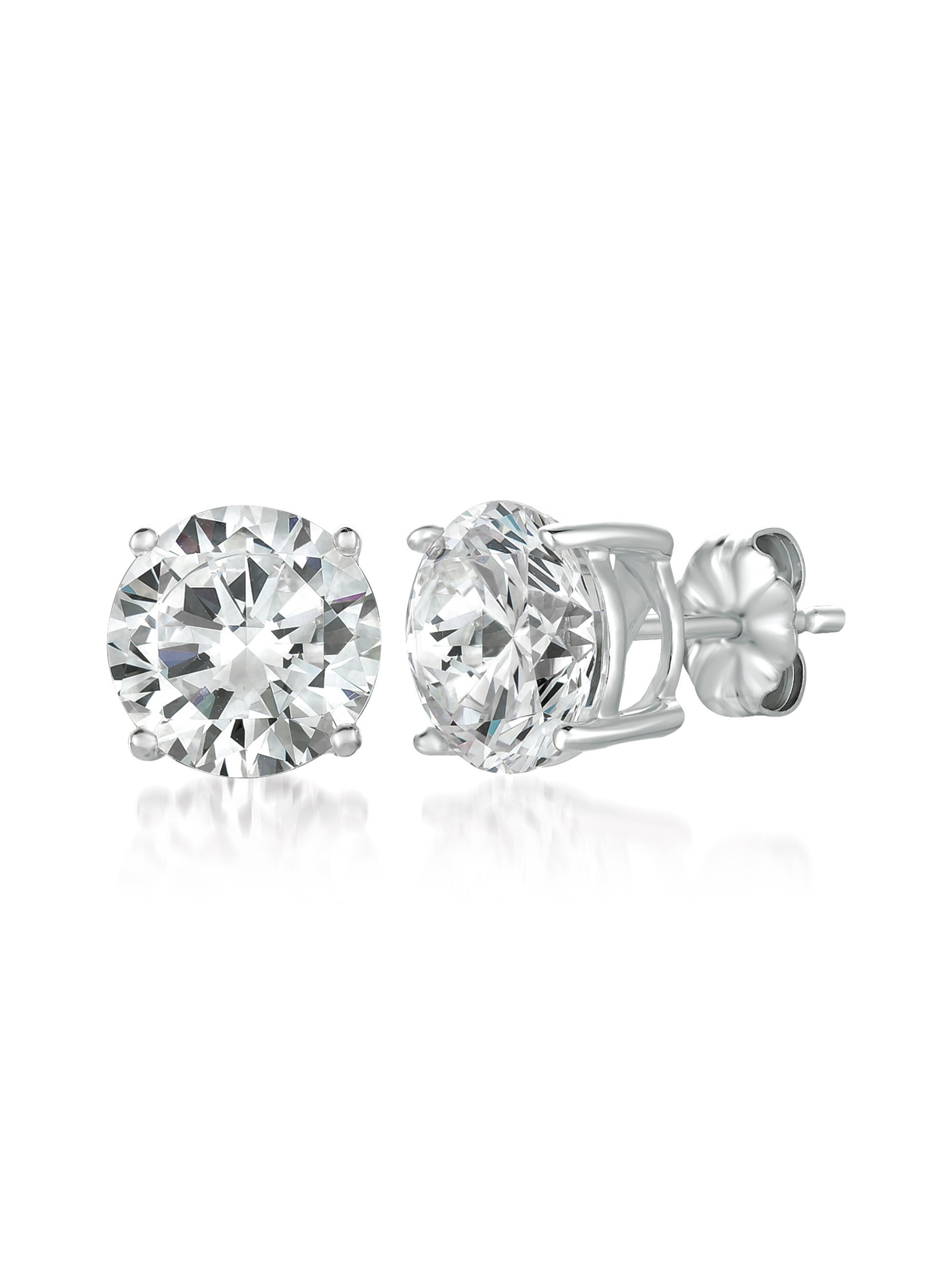 3ct Brilliant Stud Earrings in Platinum