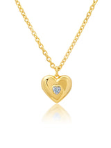 Adore Heart Locket in Gold - CRISLU