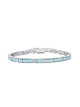 Aqua Hues Tennis Bracelet - CRISLU