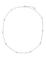 Aura 16" Necklace in Platinum - CRISLU