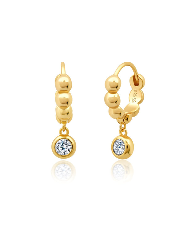 BBY Earrings in Gold - CRISLU