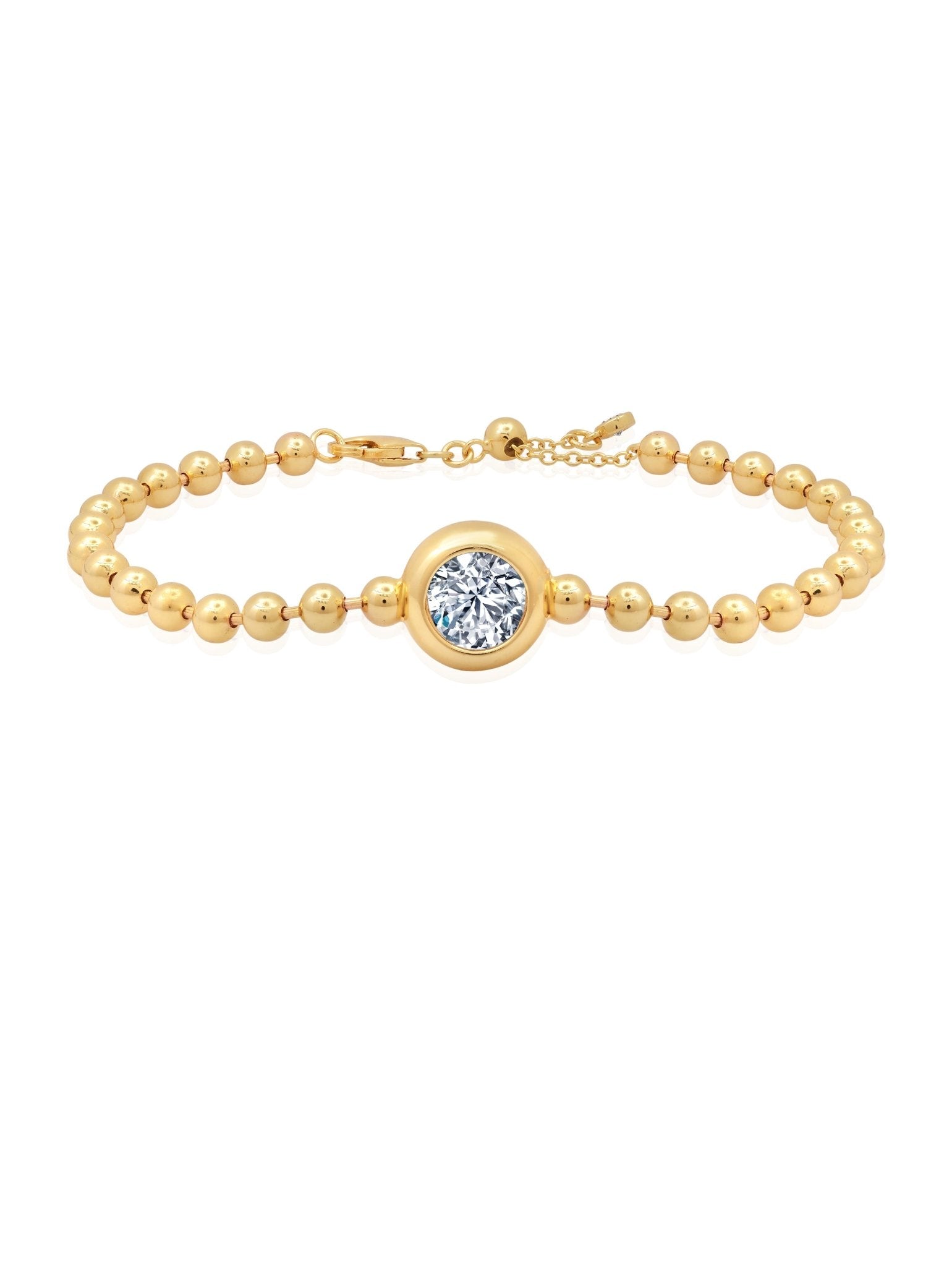 BBY Solitaire Bracelet in Gold - CRISLU