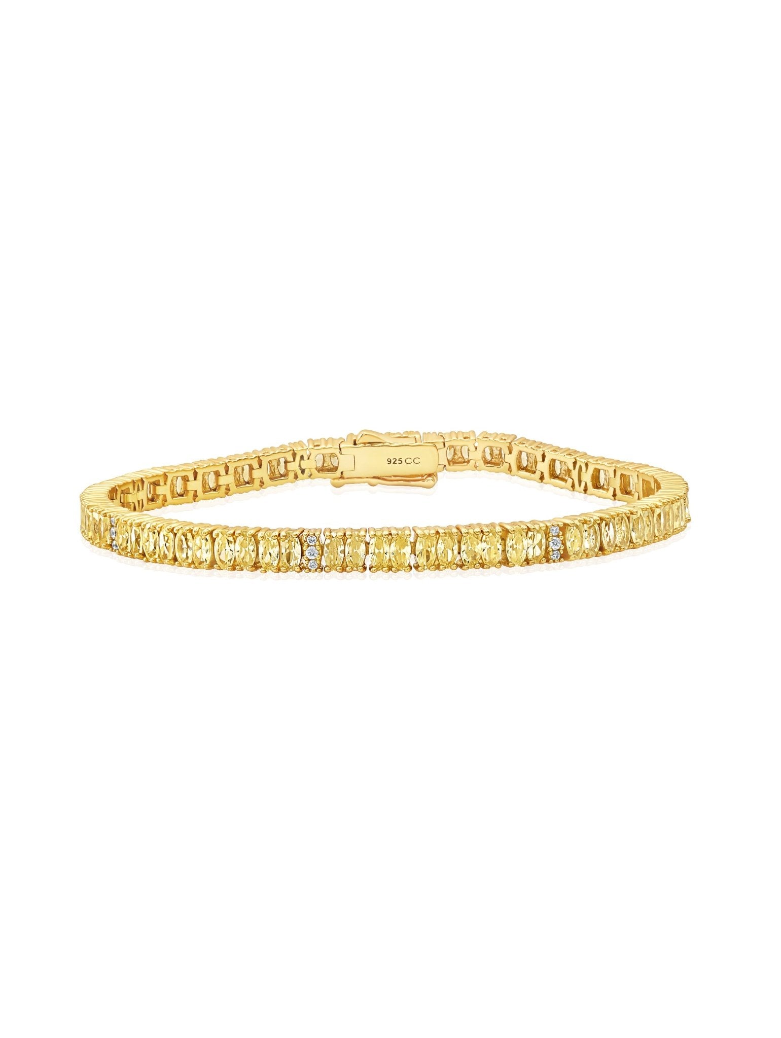 Canary Hues Tennis Bracelet - CRISLU