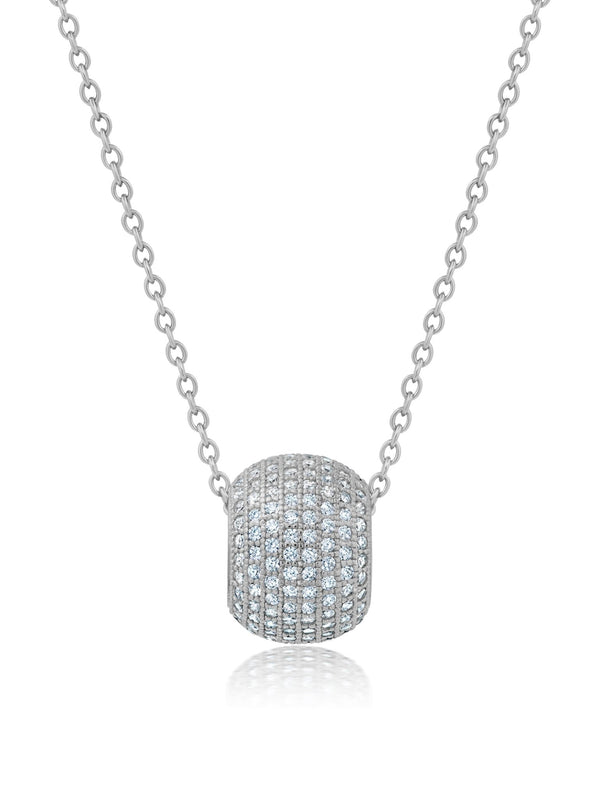 Chamonix Rolling Pendant in Platinum - CRISLU