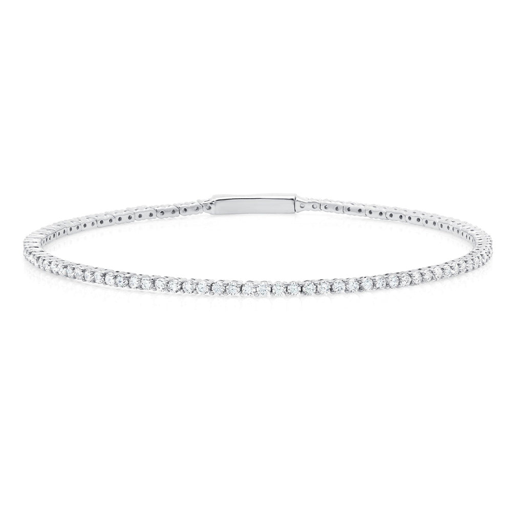 Flex Bracelet Finished in Pure Platinum - CRISLU