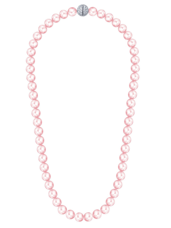 Large Pink Pearl Necklace - CRISLU