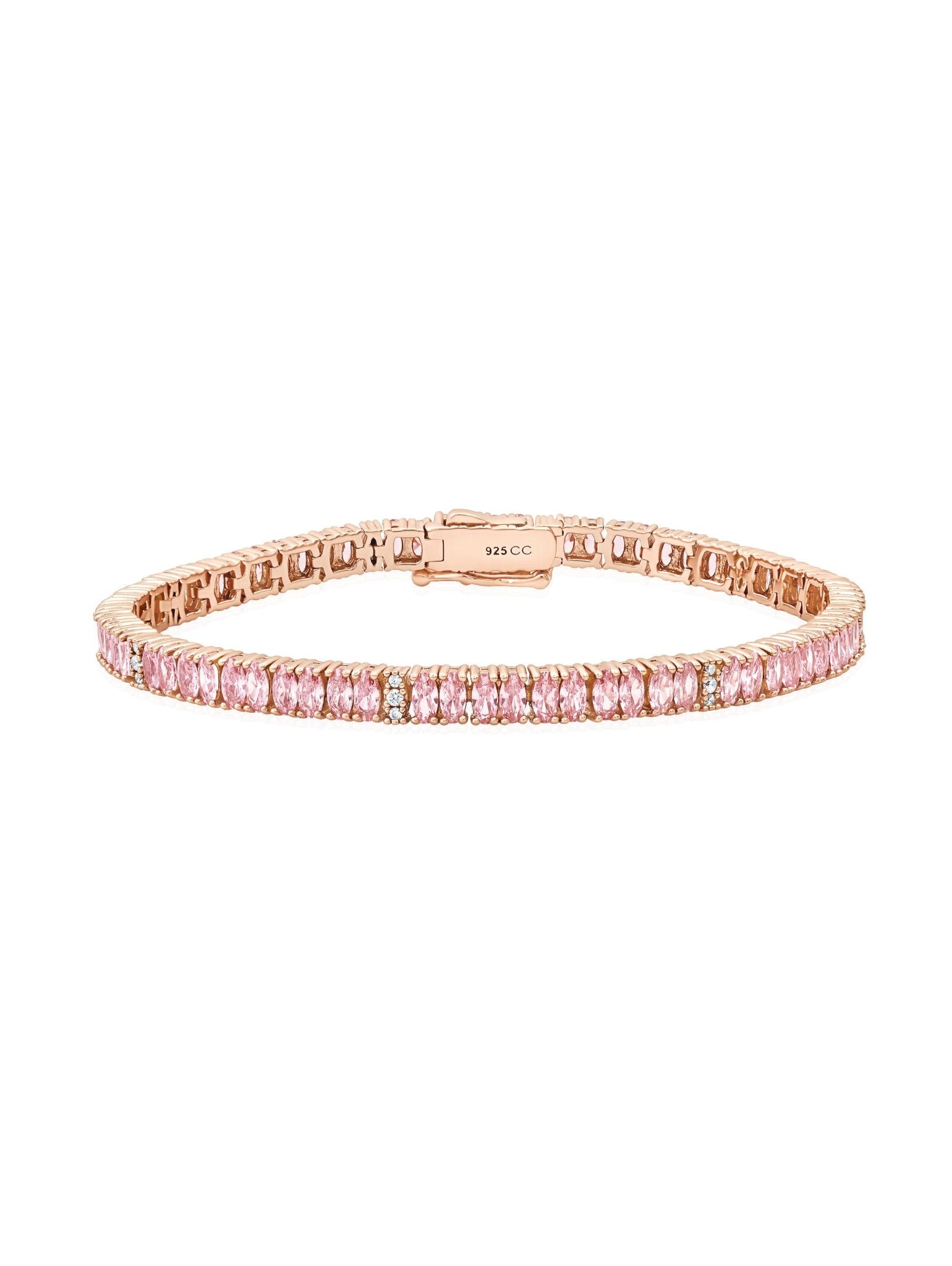 Pink Hues Tennis Bracelet - CRISLU