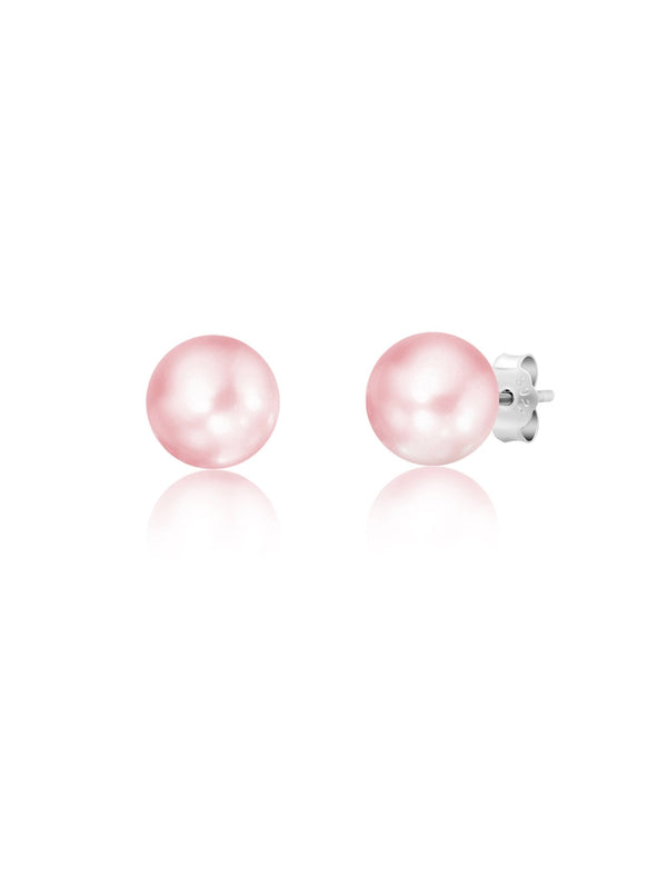 Pink Pearl Earrings - CRISLU