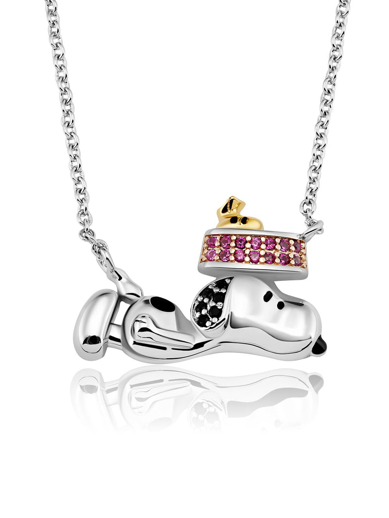 Snoopy's Dog Dish Necklace - CRISLU