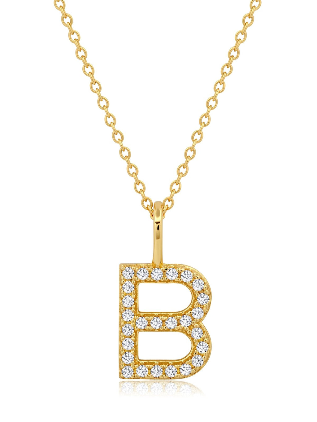 B on sale necklace charm