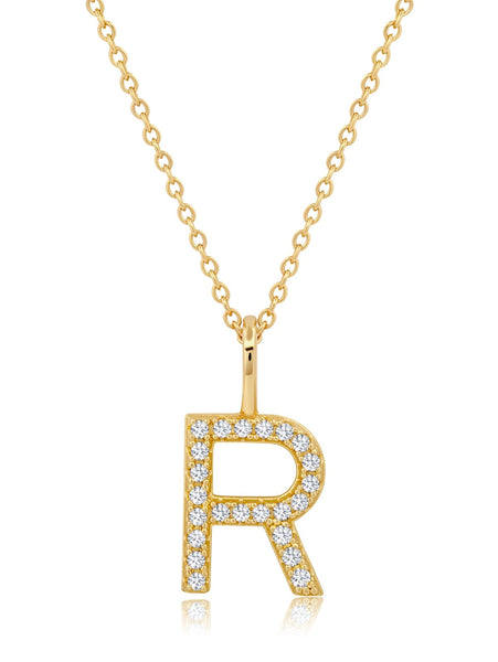 Buy De-Ultimate Set Of 2 Silver Name English Alphabet 'R' Letter Locket  Pendant Online at Best Prices in India - JioMart.