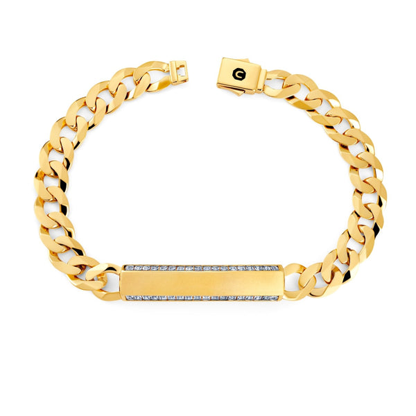 ChainsProMax Mens Chain Bracelet 18K Gold Plated India | Ubuy